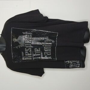 Bull Tees respect the family blinged out tee shirt size XL